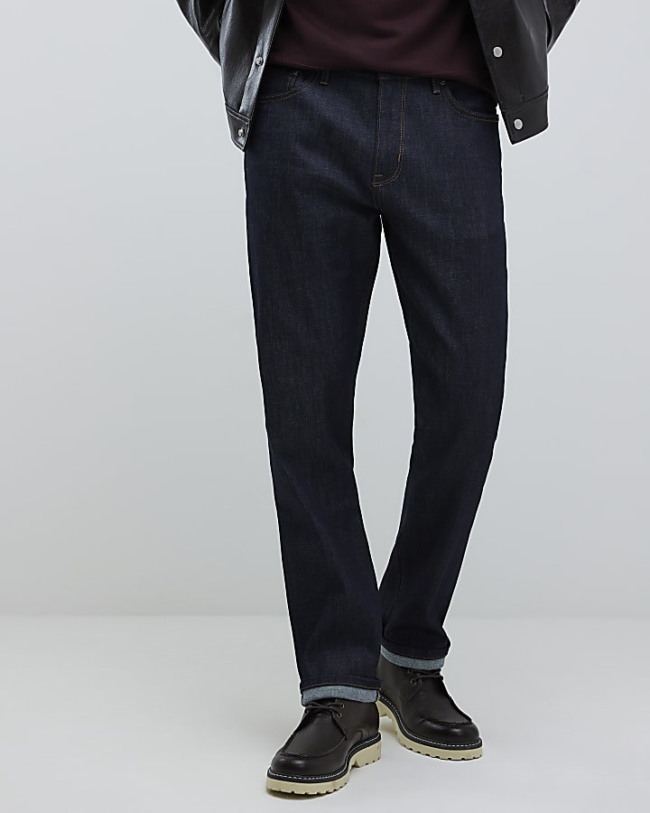 Blue Straight Jeans