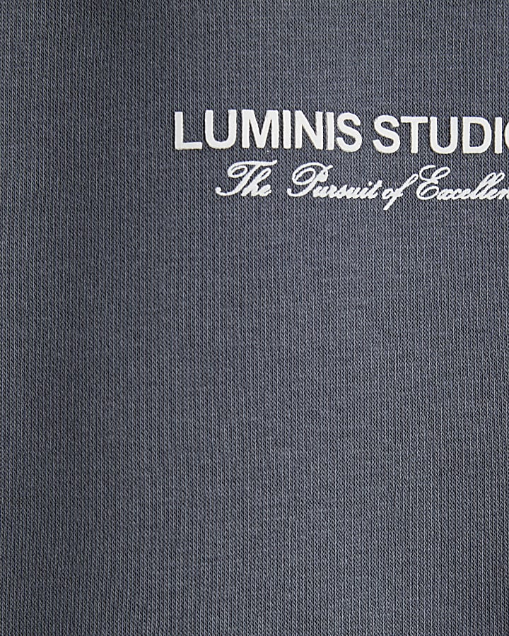 Grey Wide Leg Luminis Studios Joggers
