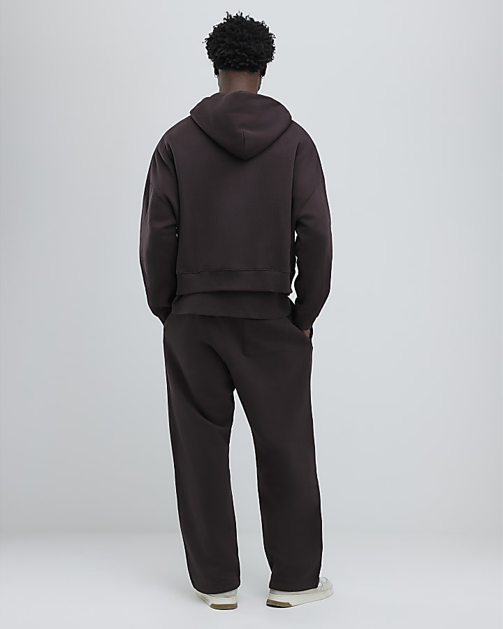 Brown Wide Leg Luminis Studios Joggers