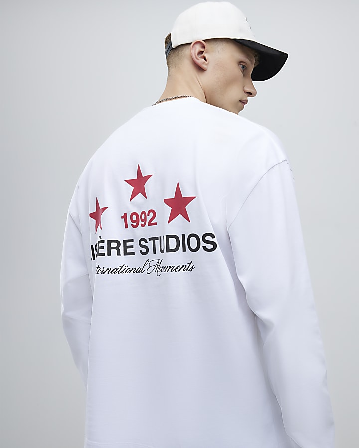 White regular fit Lisiere 1992 T-shirt