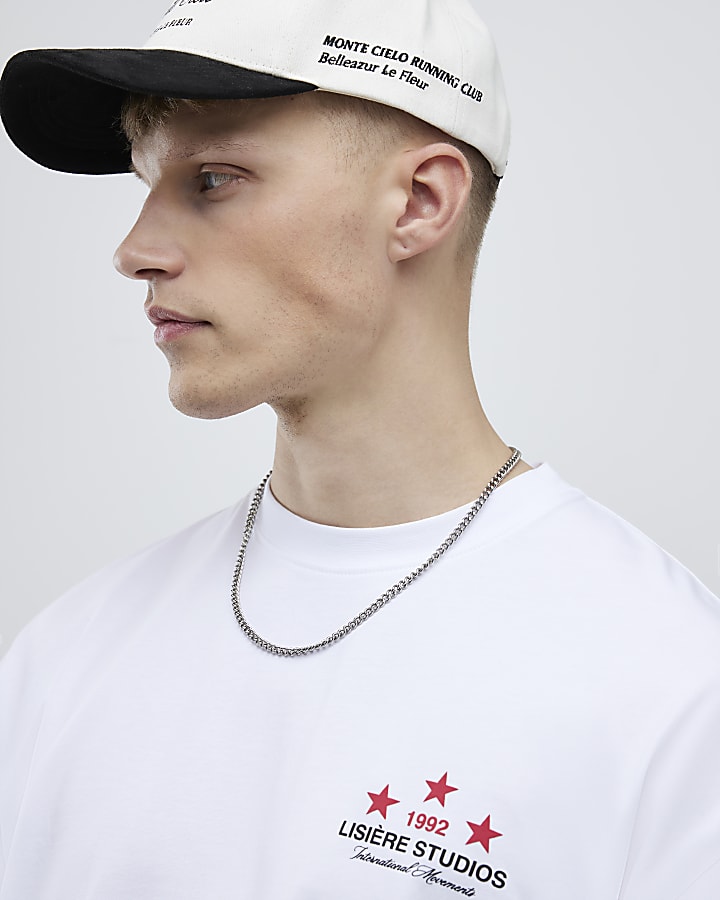 White regular fit Lisiere 1992 T-shirt