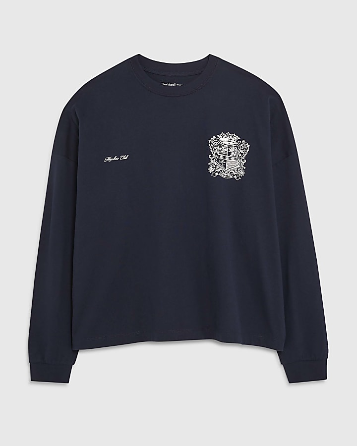 Navy Member Club T-Shirt