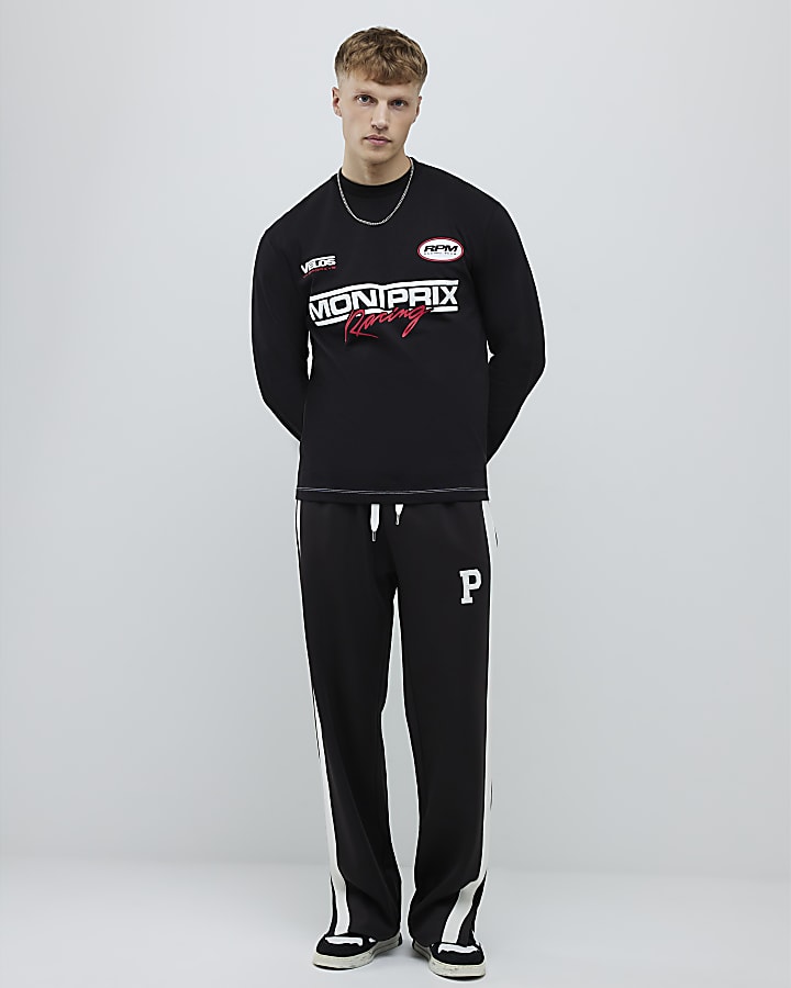 Black Long Sleeve Montprix Racing T-Shirt