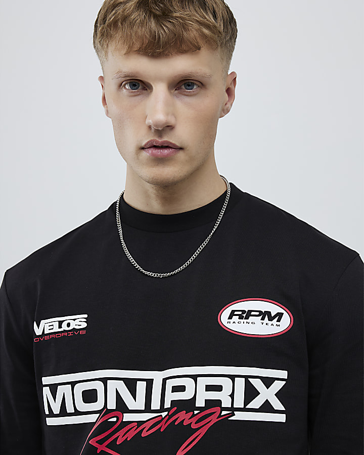 Black Long Sleeve Montprix Racing T-Shirt