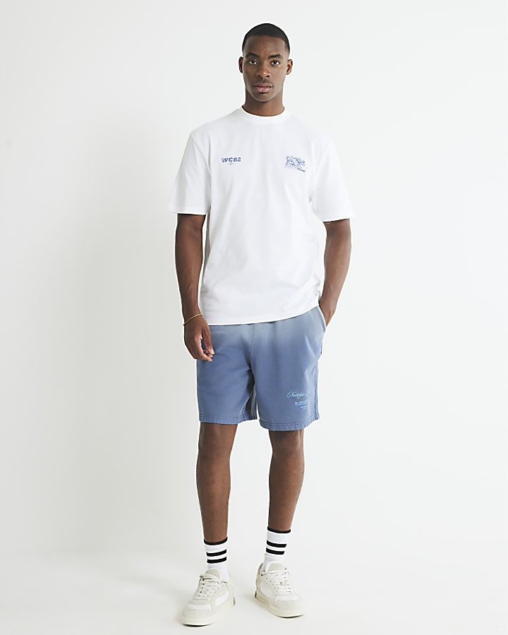 White Regular Fit WC82 Racing T-Shirt