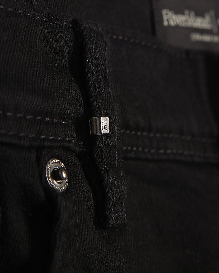 Black Straight Leg Jeans