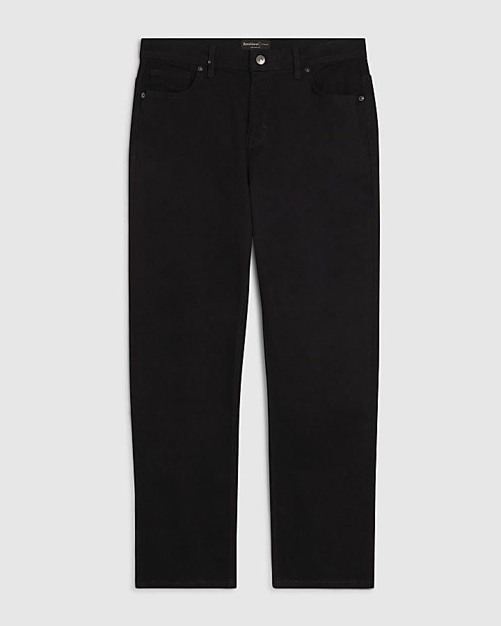 Black Straight Leg Jeans