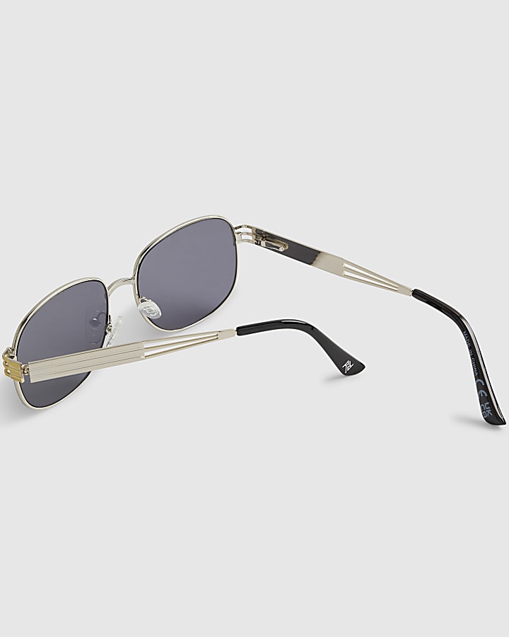 Silver and Gold Square Sunglasses