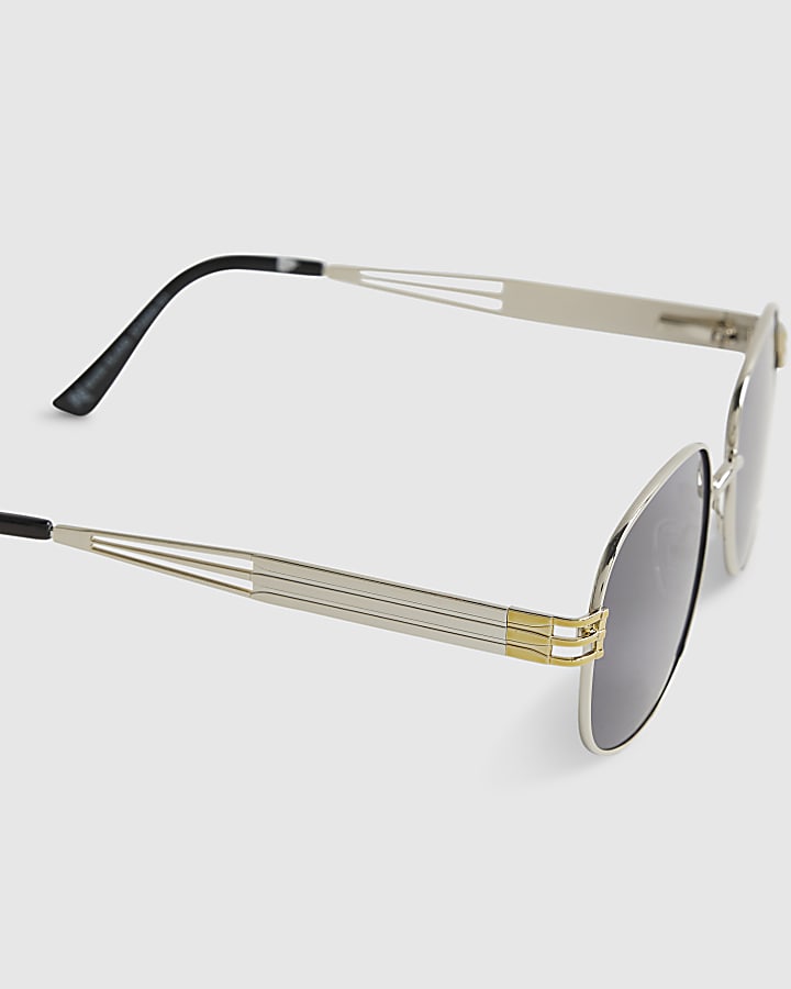 Silver and Gold Square Sunglasses
