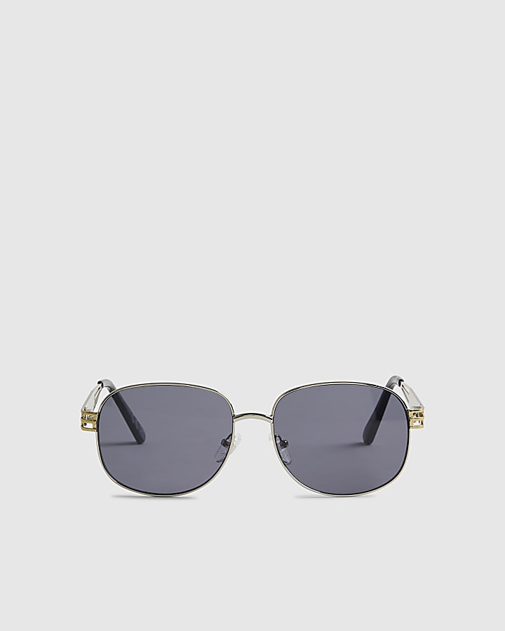 Silver and Gold Square Sunglasses
