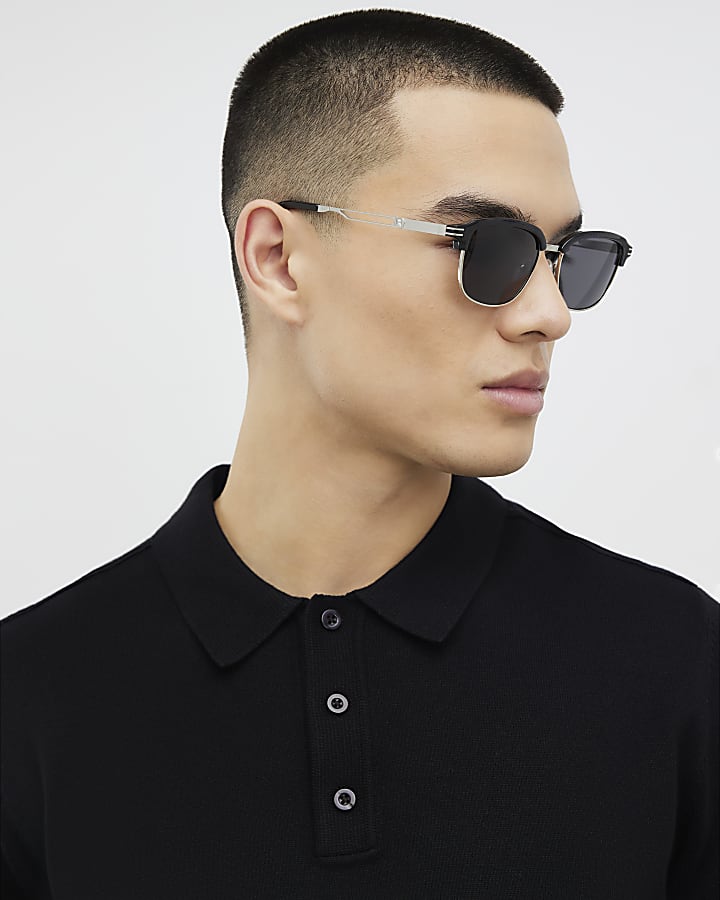 Black Clubmaster Sunglasses