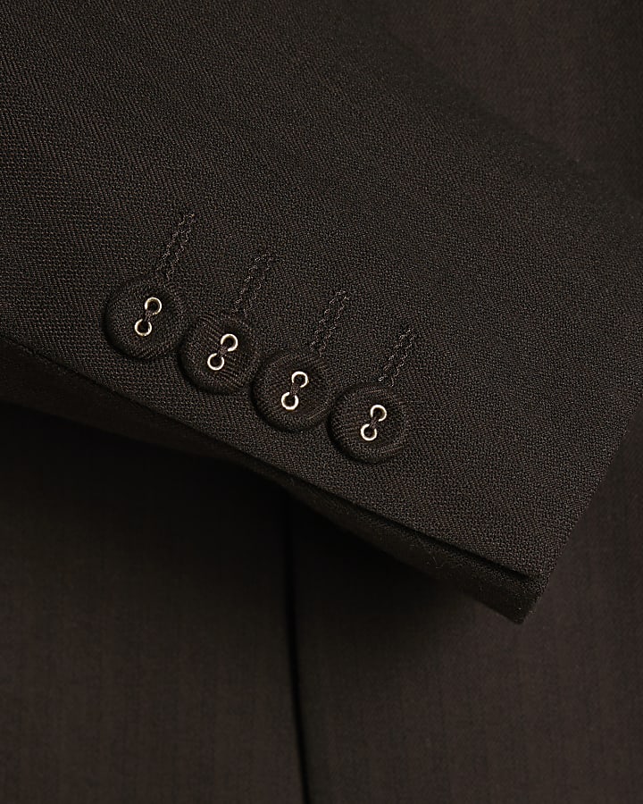 Brown Slim Fit Suit Jacket