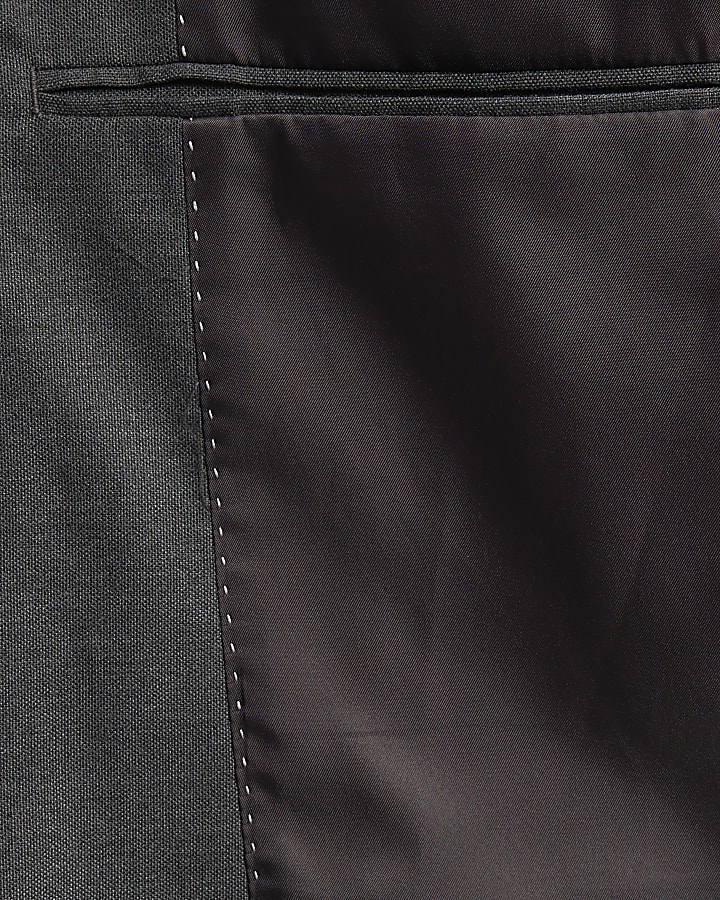 Grey Skinny Fit Suit Jacket