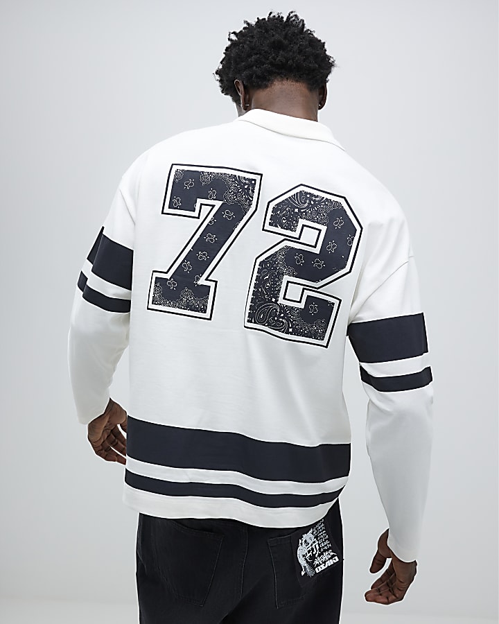 White Bandana 72 Sports Polo Shirt