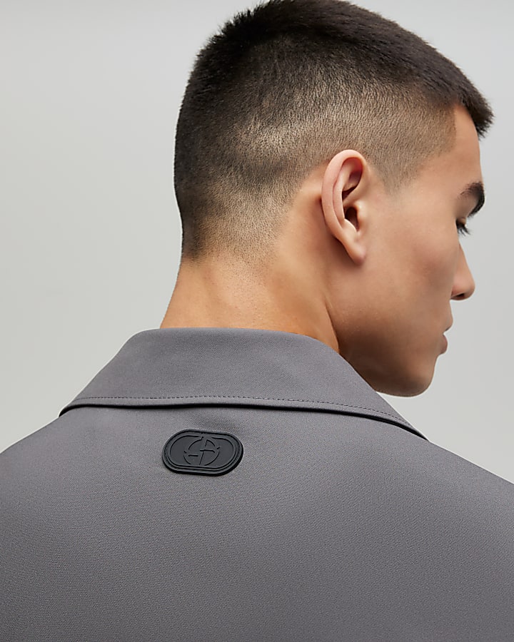 Grey Skinny Fit Jacket