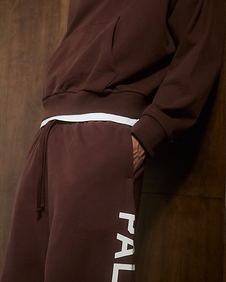 Brown Palais Dept Wide Leg Joggers