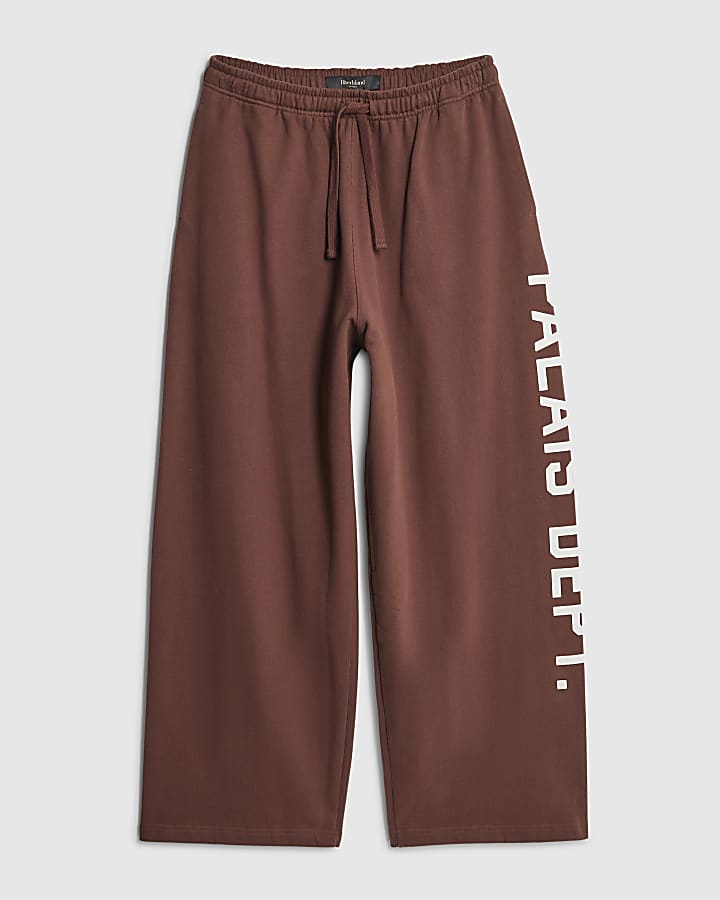 Brown Palais Dept Wide Leg Joggers