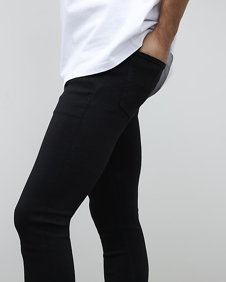 Black Spray On Jeans