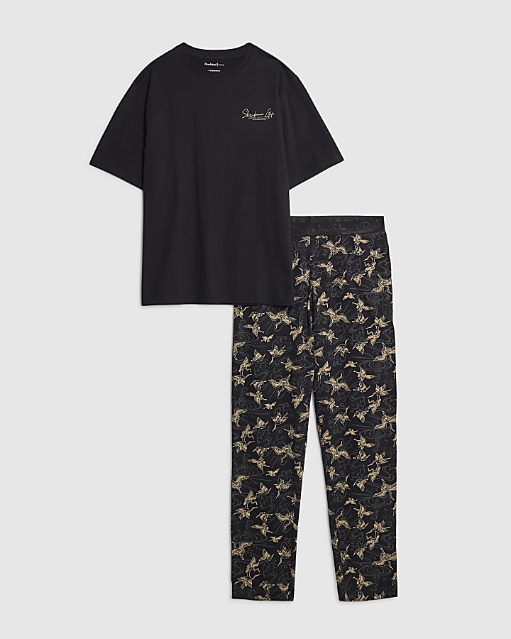 Black Pack Of 5 Trunks