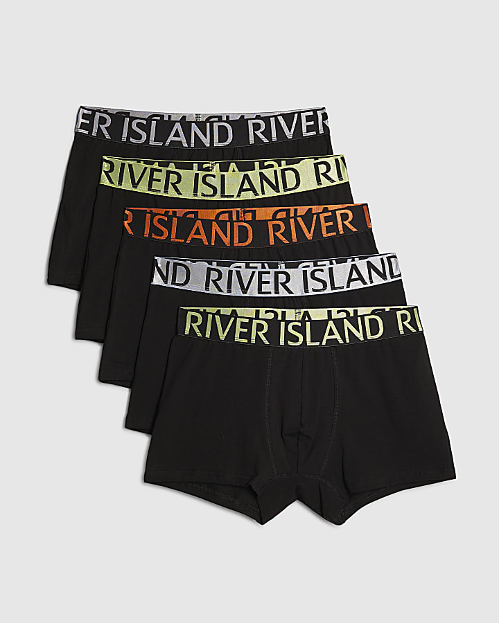 Black Pack Of 5 Trunks