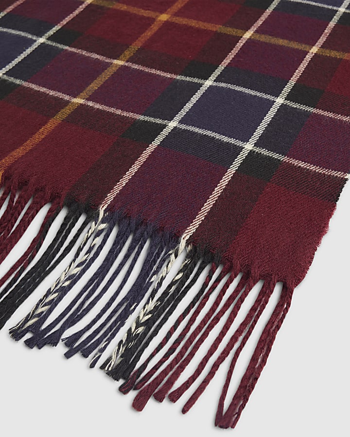 Red Check Scarf