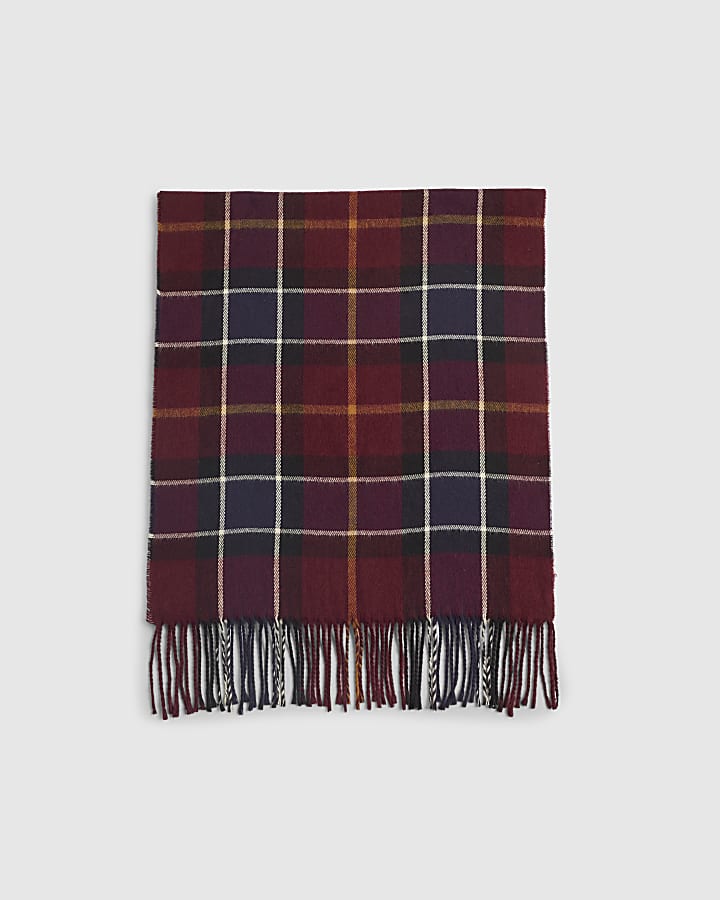 Red Check Scarf