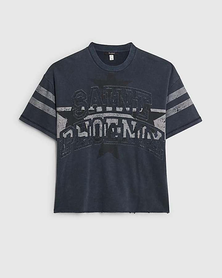 Black Oversized Fit Saint Valley T-Shirt