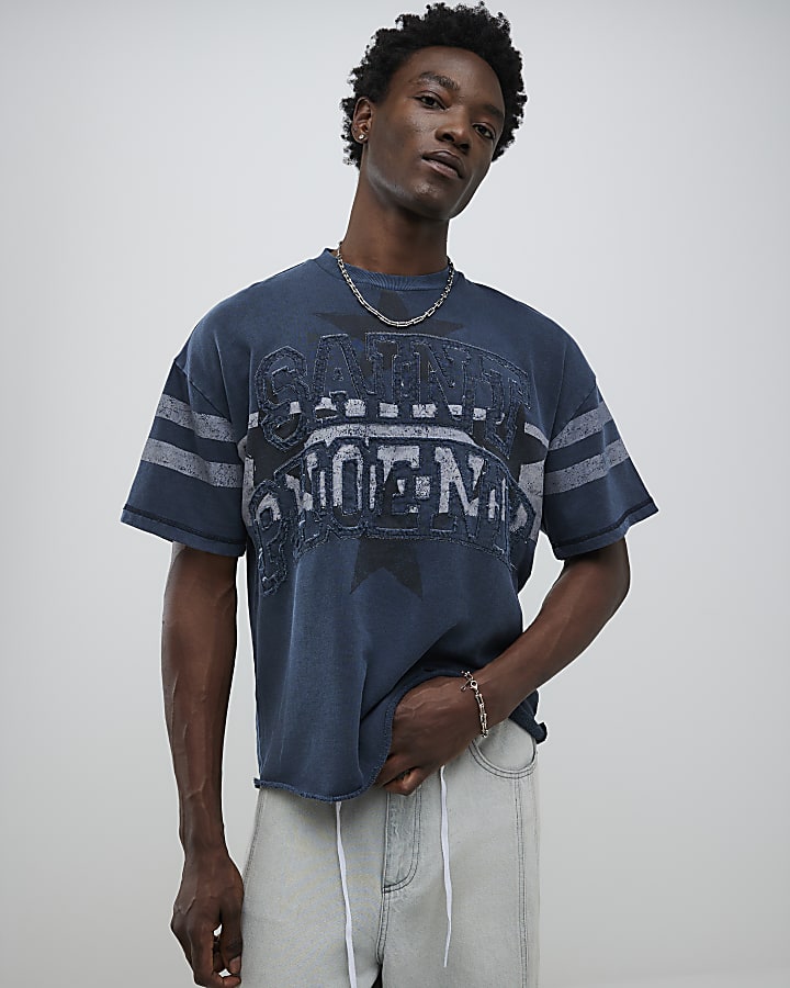Black Oversized Fit Saint Valley T-Shirt