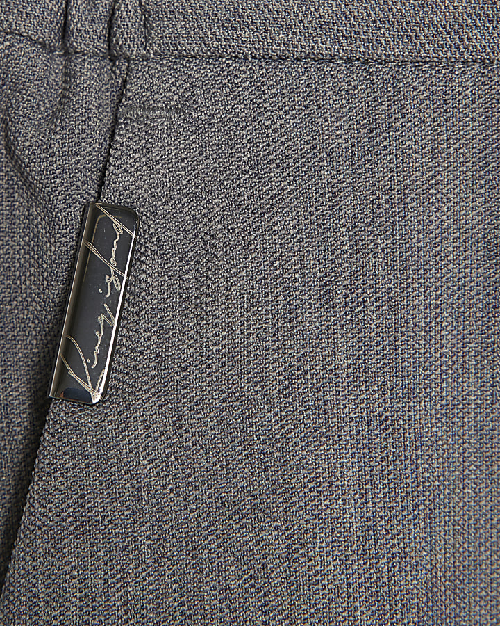 Blue Relaxed Fit Elasticated Trousers