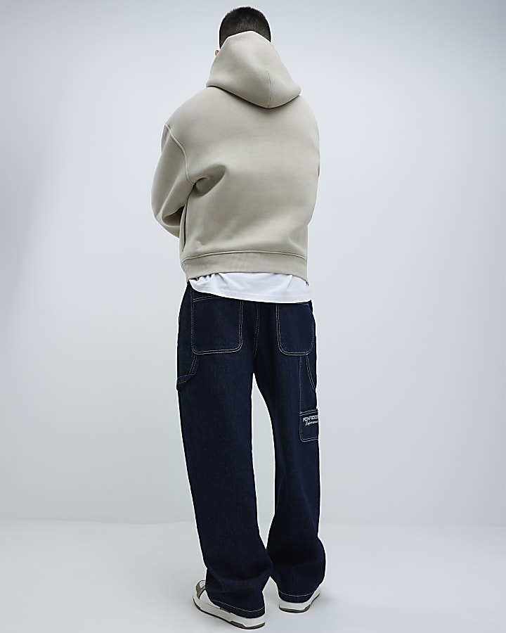 Blue Baggy Fit Jeans