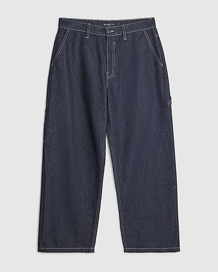Blue Baggy Fit Jeans