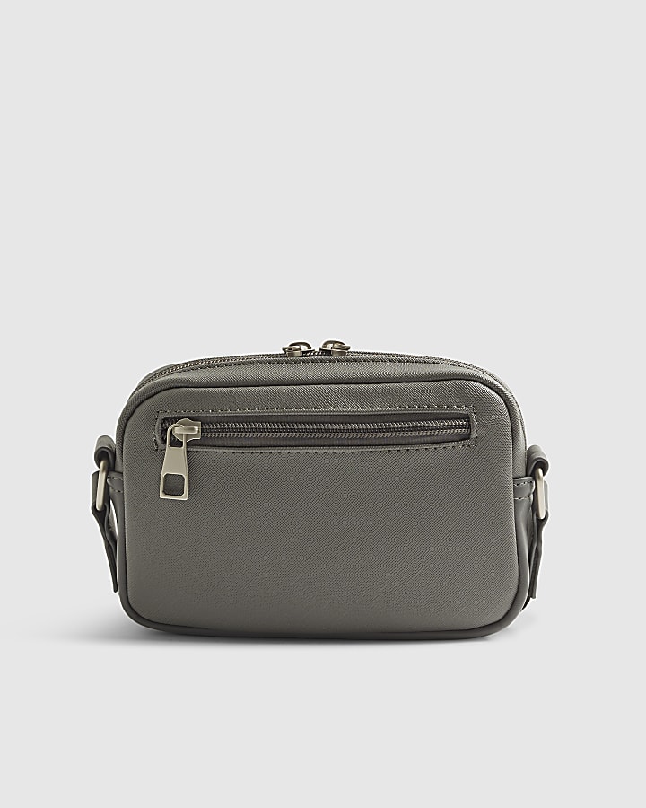 Grey Cross Body Monogram Bag
