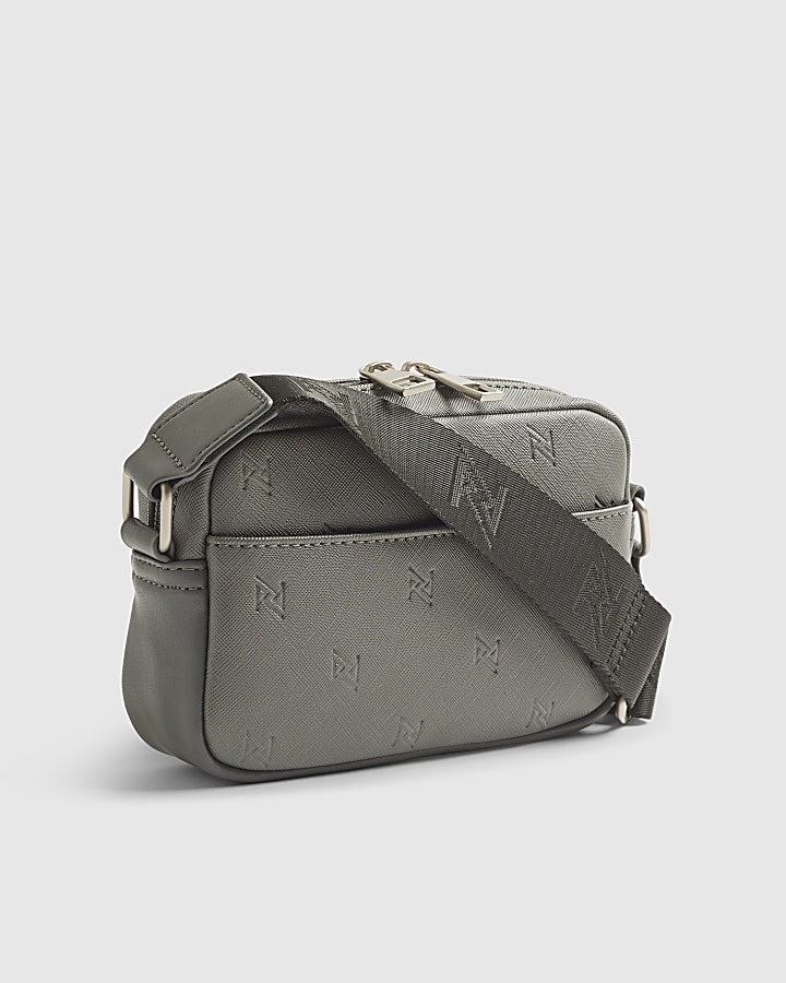 Grey Cross Body Monogram Bag