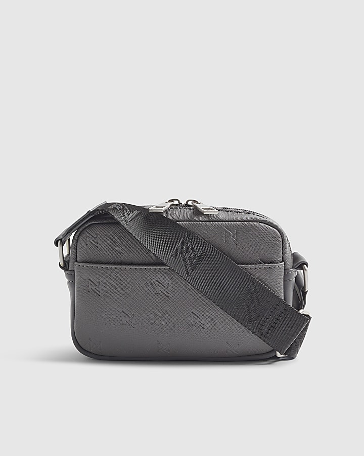Grey Cross Body Monogram Bag
