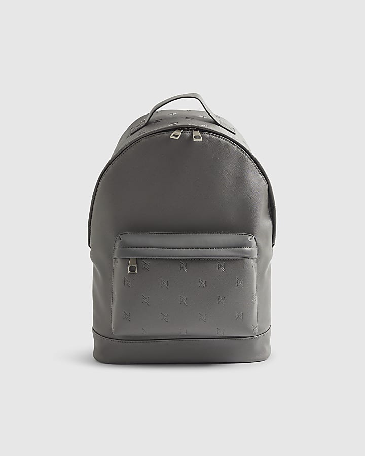 Grey RR Monogram Rucksack