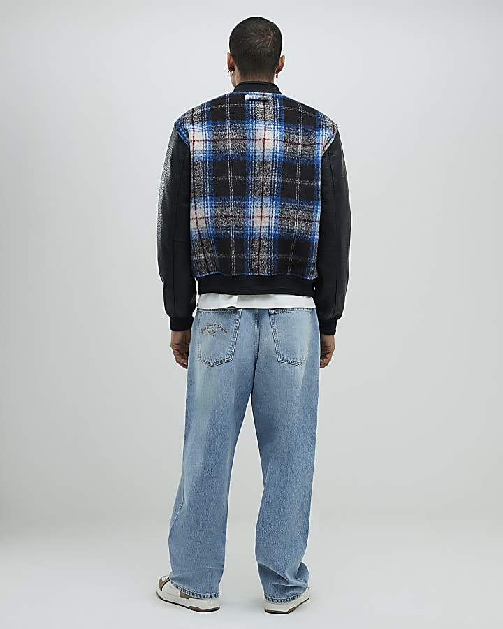 Blue Baggy Fit Jeans