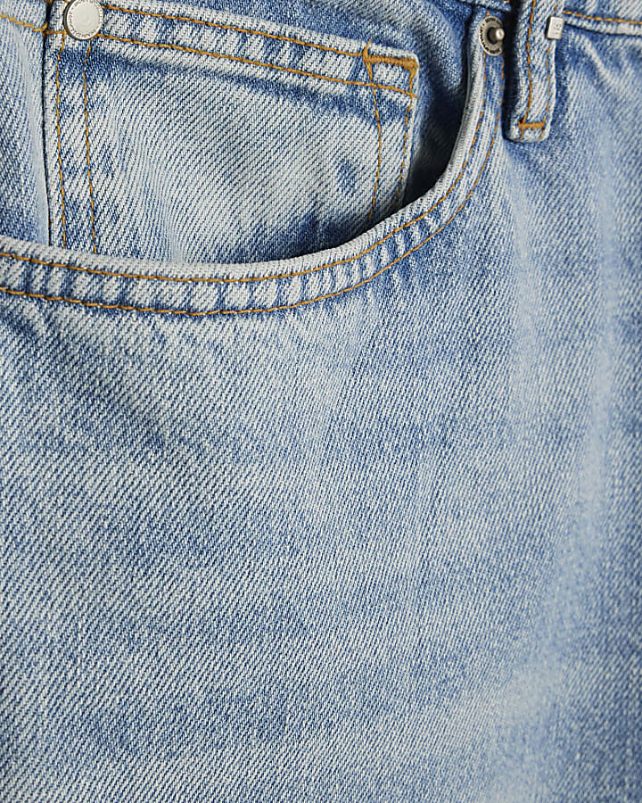 Blue Baggy Fit Jeans