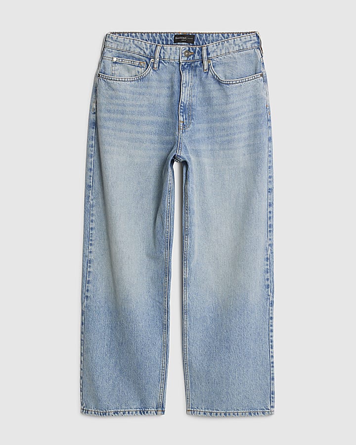 Blue Baggy Fit Jeans