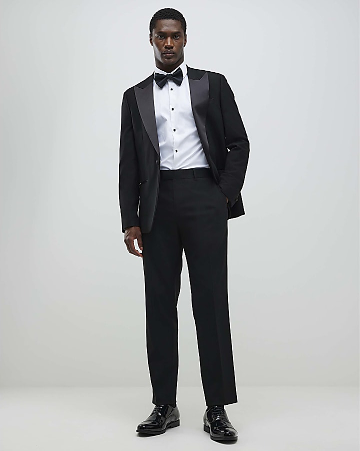 White Slim Fit Double Cuff Shirt