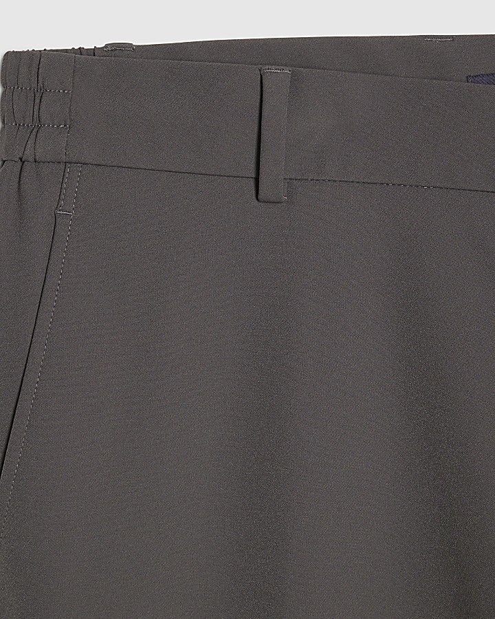 Grey Skinny Fit Trousers