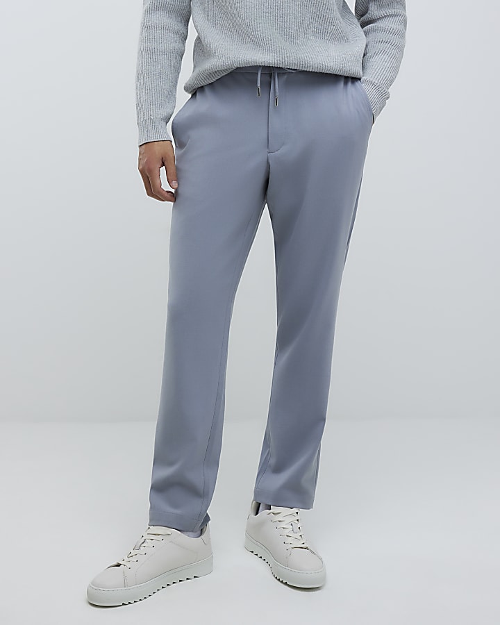 Blue Slim Fit Joggers