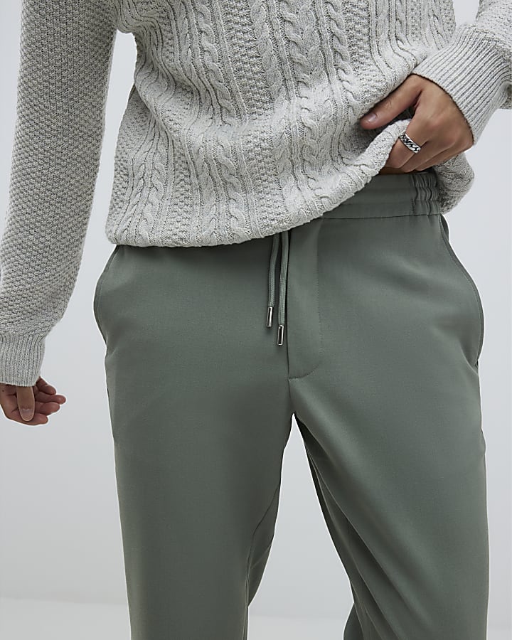 Green Slim Fit Joggers