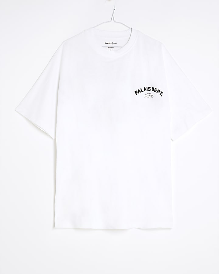 White Short Sleeve Palais Dept T-Shirt