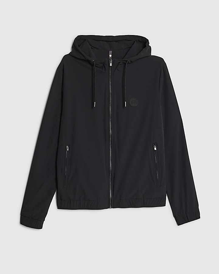 Black Hooded Jacket