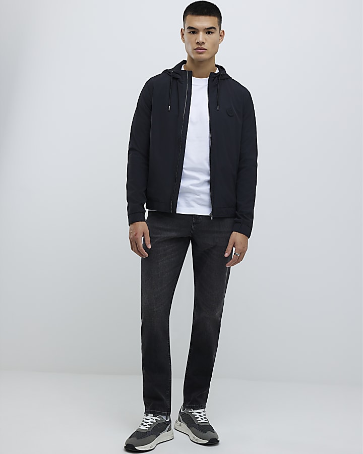 Black Hooded Jacket