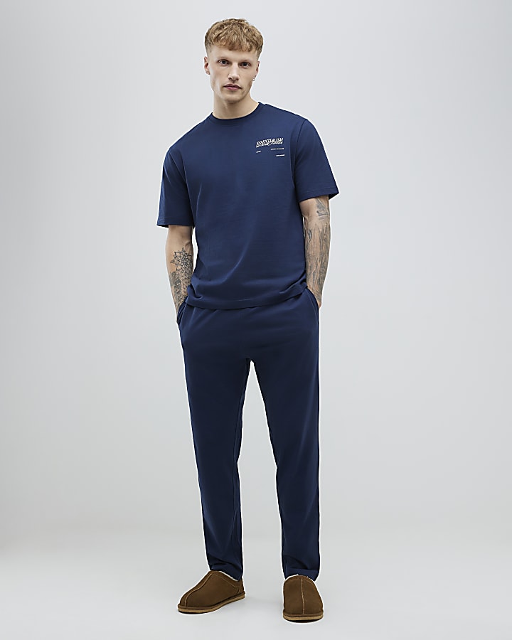 Blue Essentialism Loungewear Set