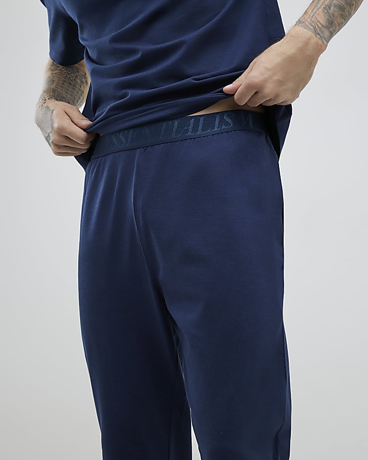 Blue Essentialism Loungewear Set