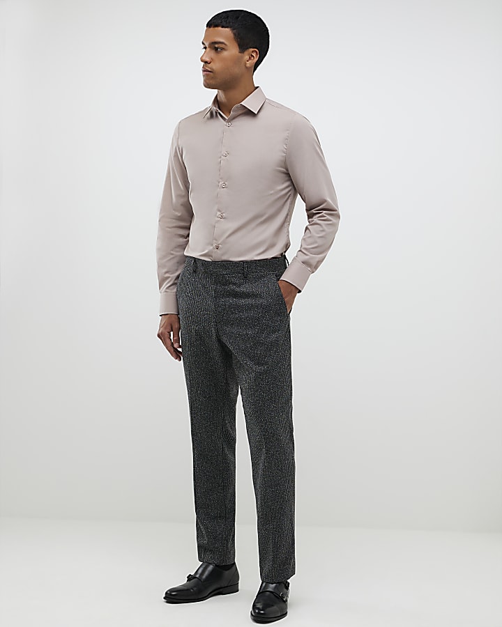 Pink Slim Fit Shirt