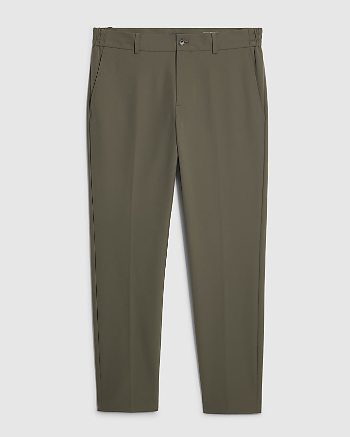 Khaki Skinny Fit  Trousers