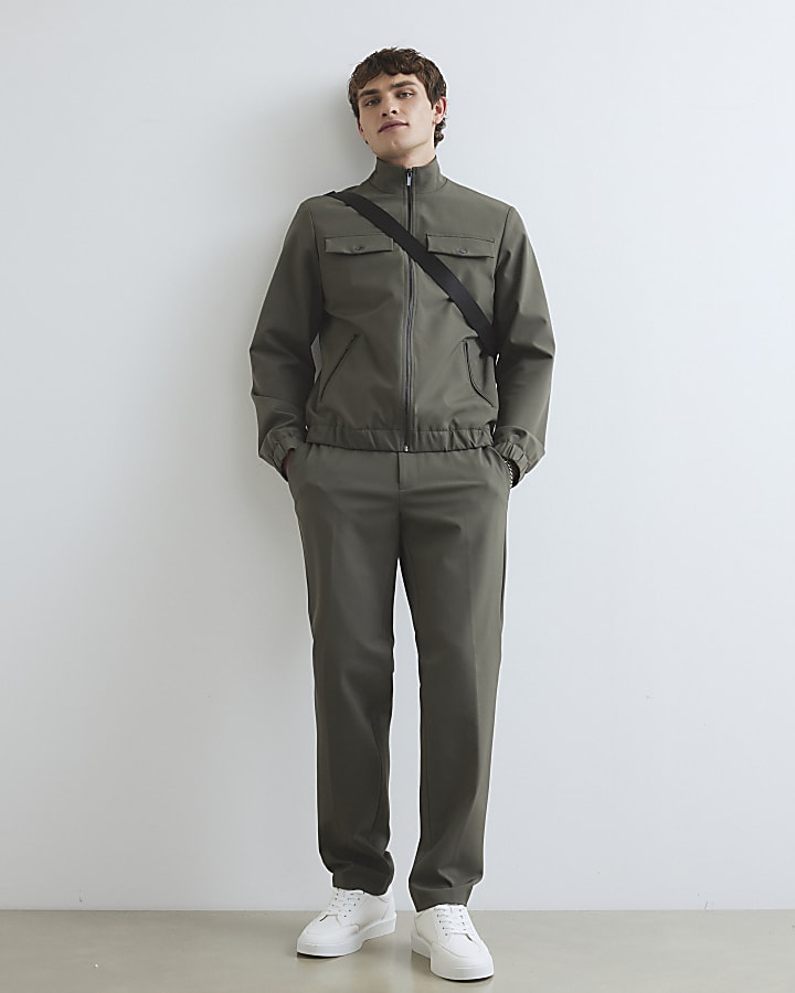 Khaki Skinny Fit  Trousers